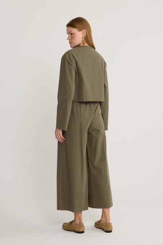 Basic Koton Ceket Haki - Thumbnail