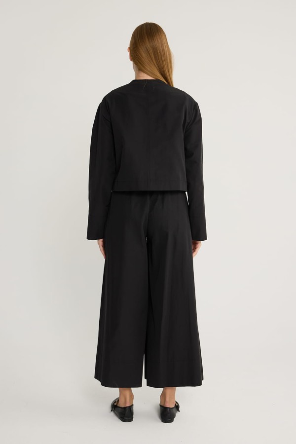 Basic Koton Ceket Siyah