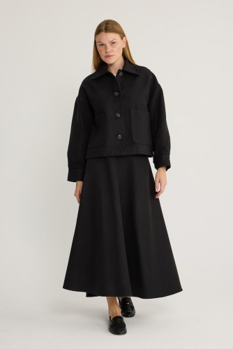 emiles - Kaşe Ceket Takım Siyah emiles - Kaşe Ceket Takım Siyah