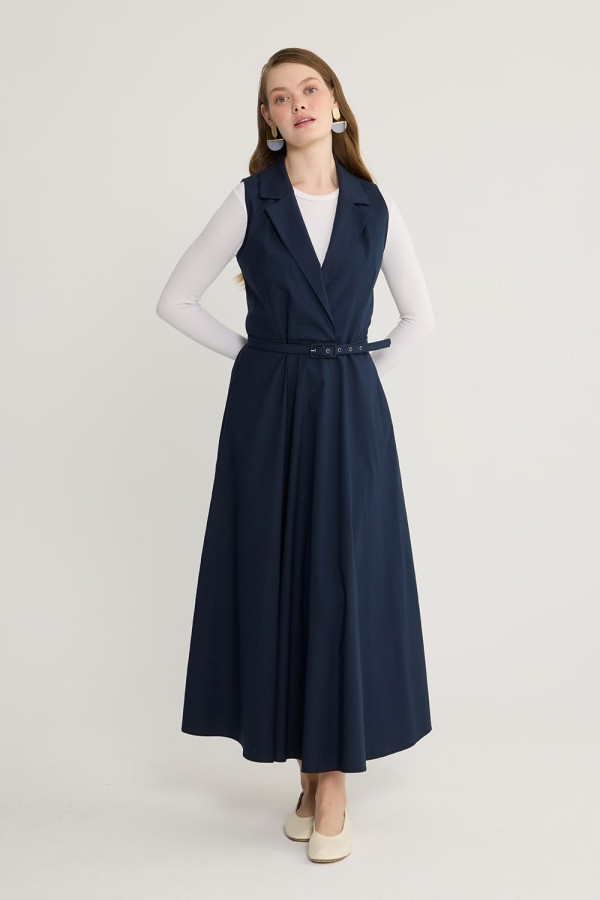 Kemerli Jile Lacivert