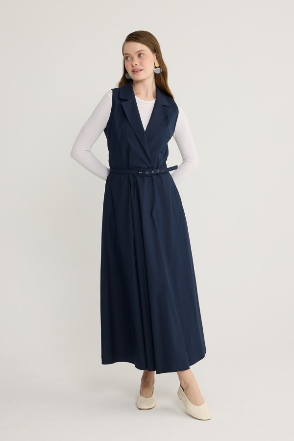 Kemerli Jile Lacivert