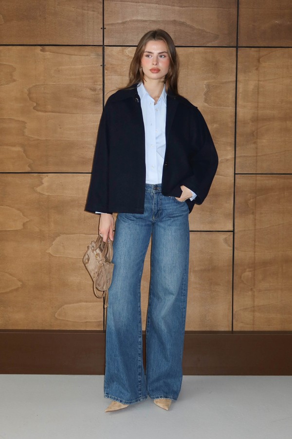 Kısa Kaşe Ceket Lacivert