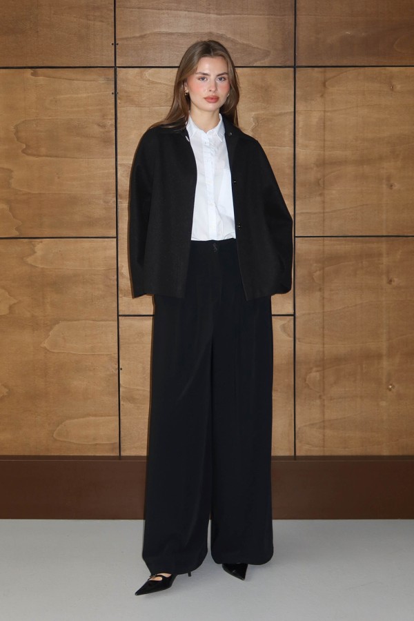 emiles - Kısa Kaşe Ceket Siyah