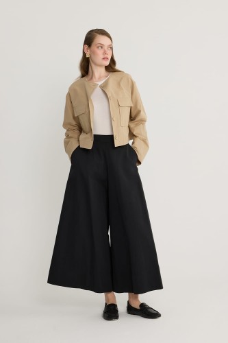 Koton Pantolon Etek Siyah - Thumbnail