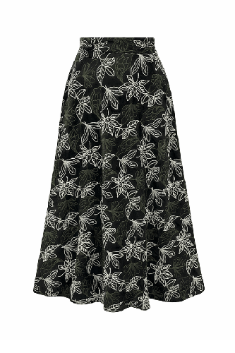 emiles - Nakışlı Etek Siyah