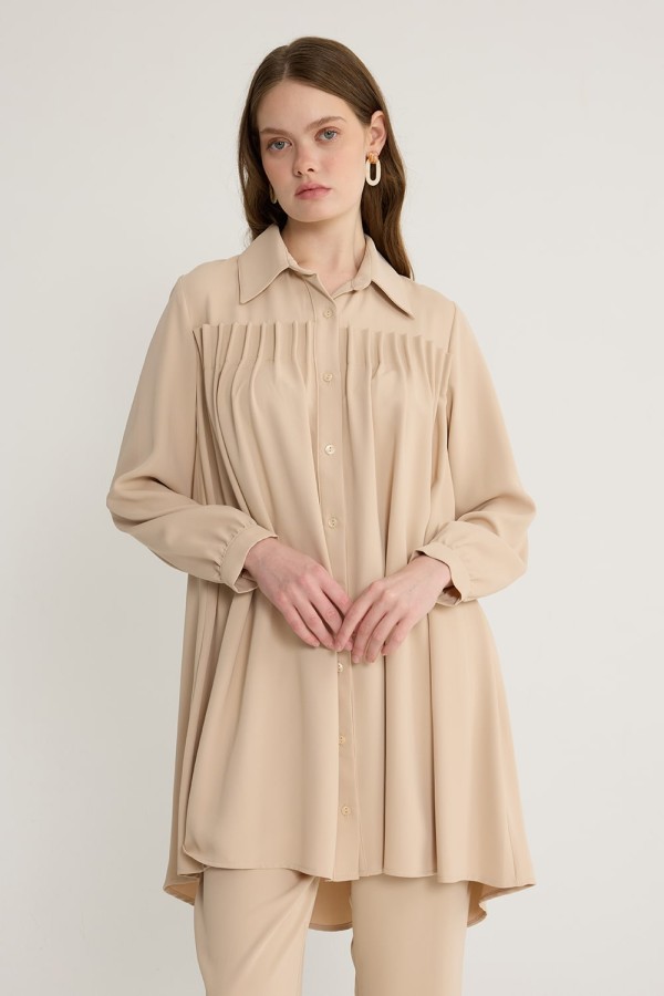 Pile Detaylı Takım Vizon