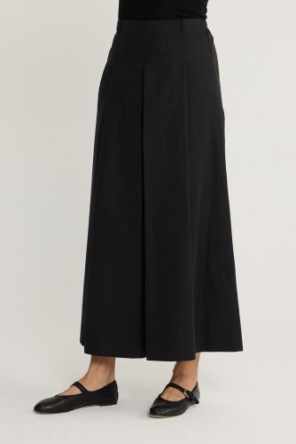 emiles - Pileli Pantolon Etek Siyah