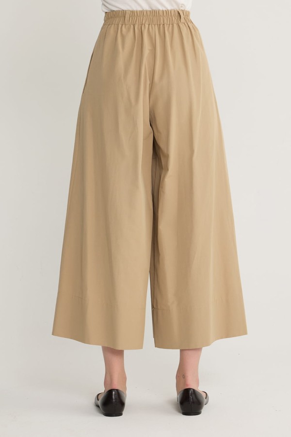 Pileli Pantolon Etek Vizon