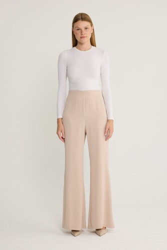 Piliseli Ceket Takım Vizon - Thumbnail