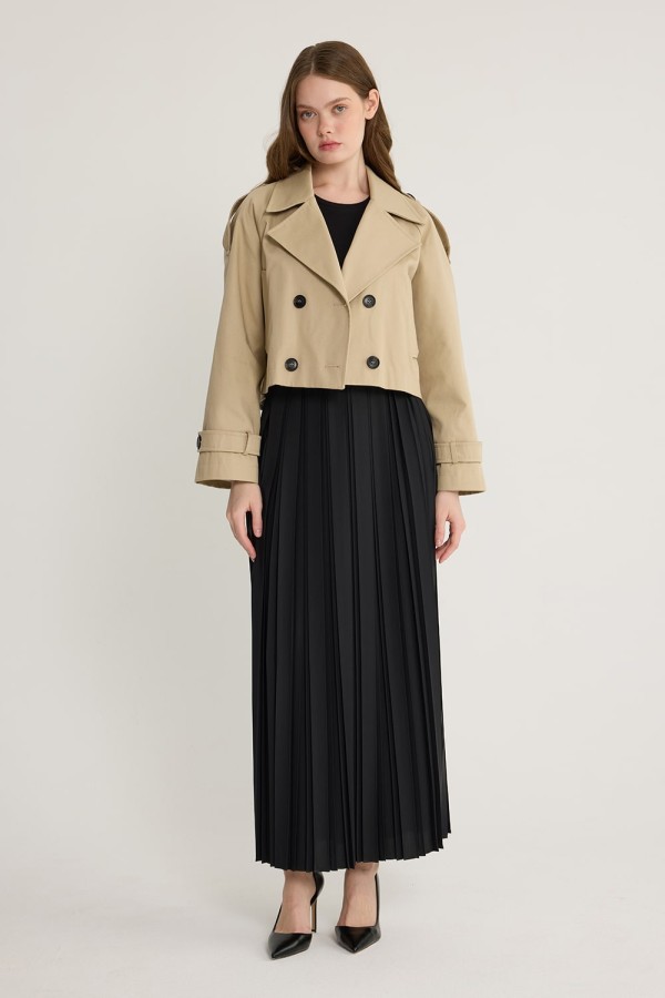 emiles - Piliseli Etek Siyah