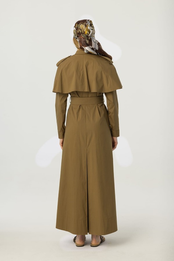 Trenç Elbise Camel