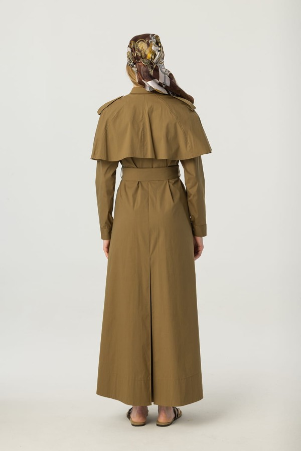 Trenç Elbise Camel